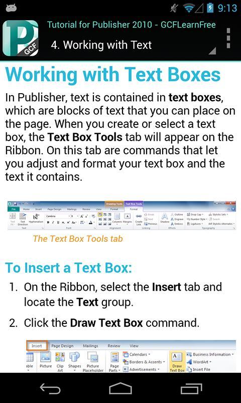 GCF Publisher 2010 Tutorial