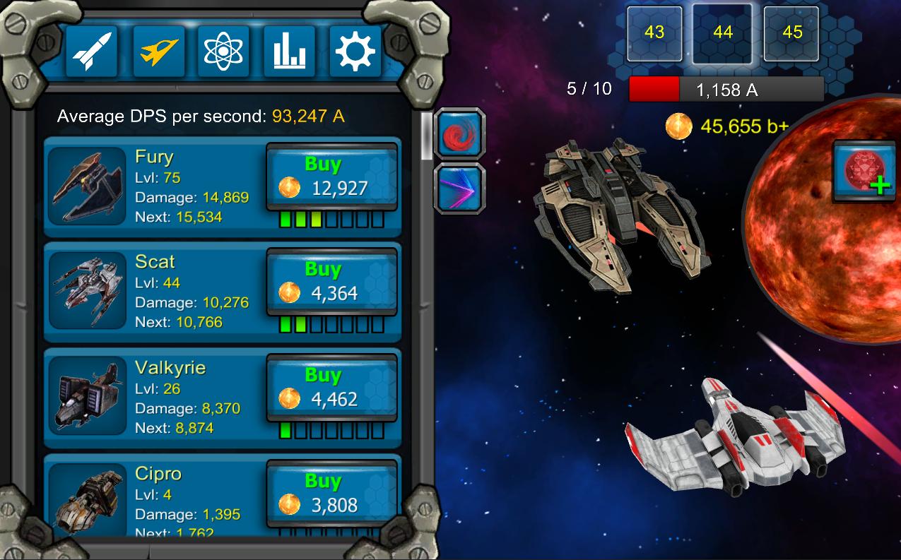 Galaxy War Clicker
