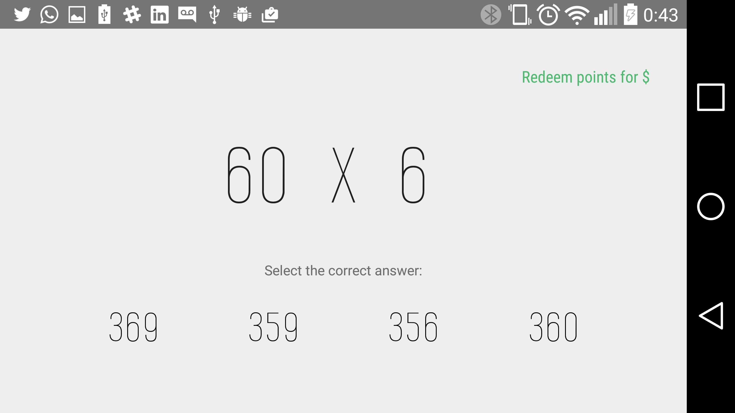 Math with Perk Points