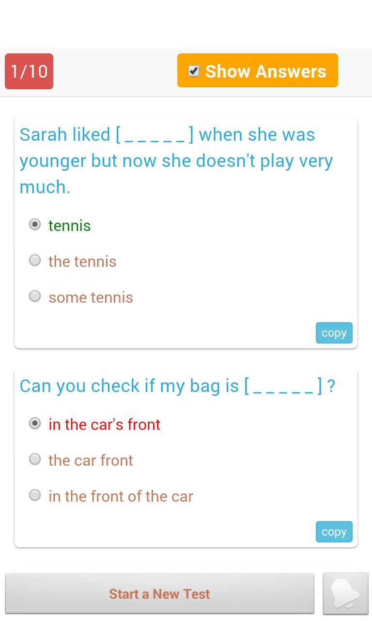 1800 Grammar Tests (Free)
