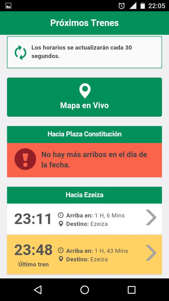 trainToGo: Linea Roca