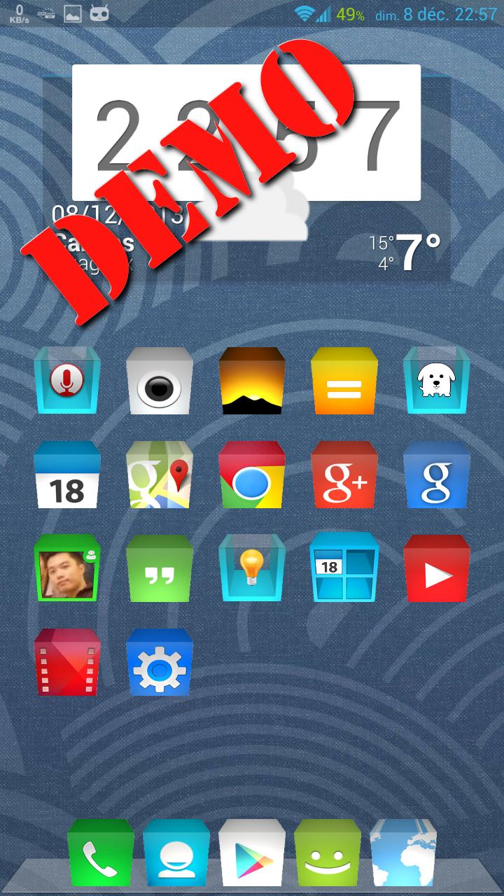 TSF Shell Theme CUBE3 DEMO