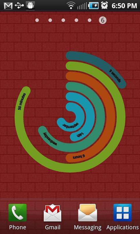 Arc Live Clock Wallpaper Lite