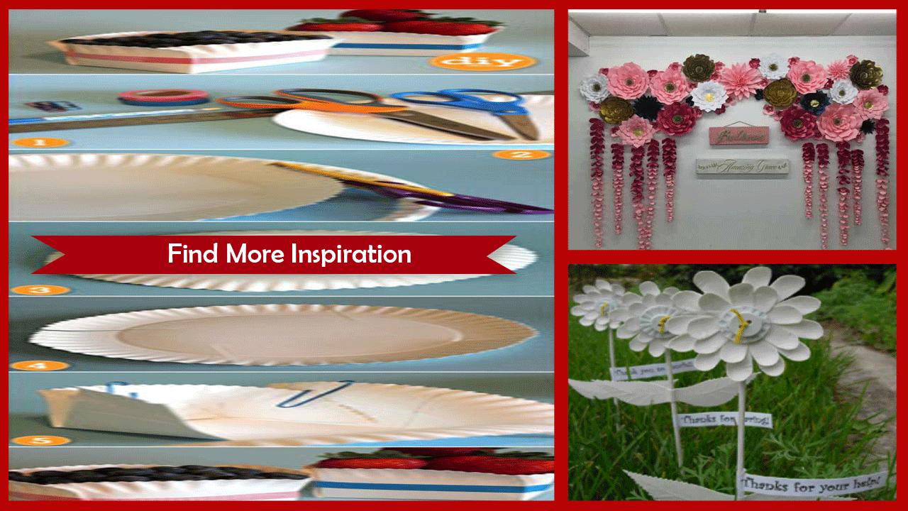 Creative Paper Plate Flower Basket