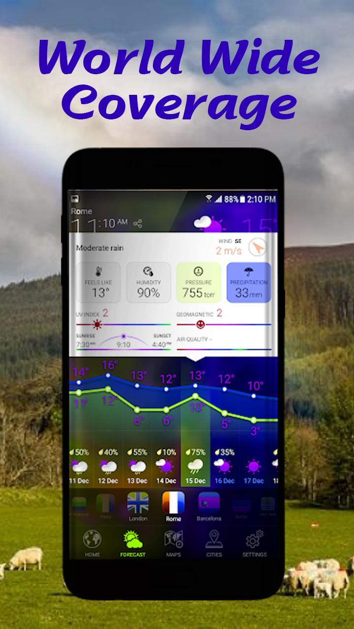 Live Weather Forecast App