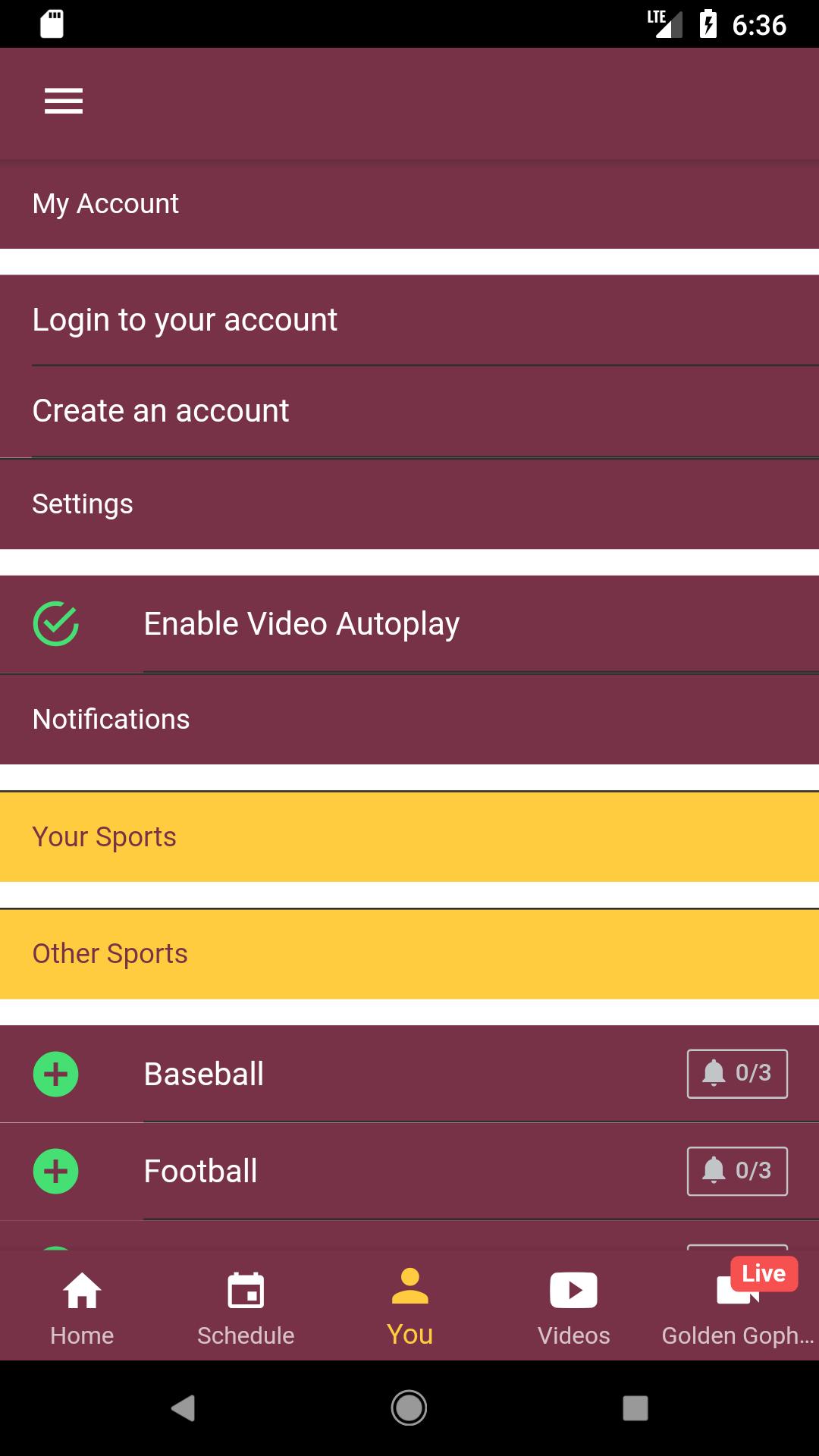 Minnesota Gophers Official App
