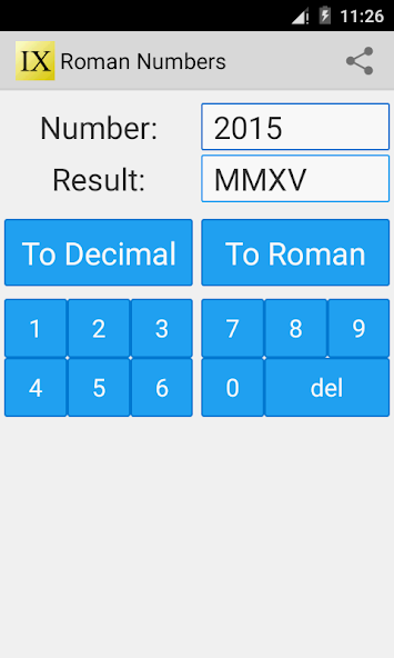 Roman Numbers
