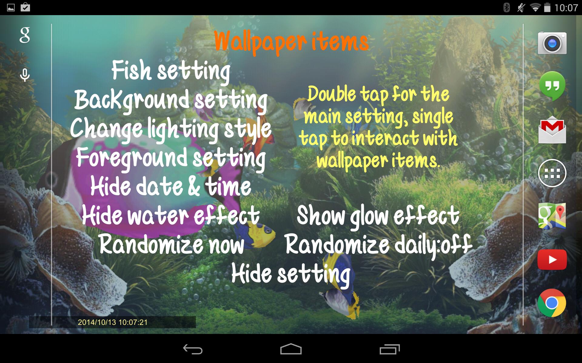 Exotic Aquarium Live Wallpaper