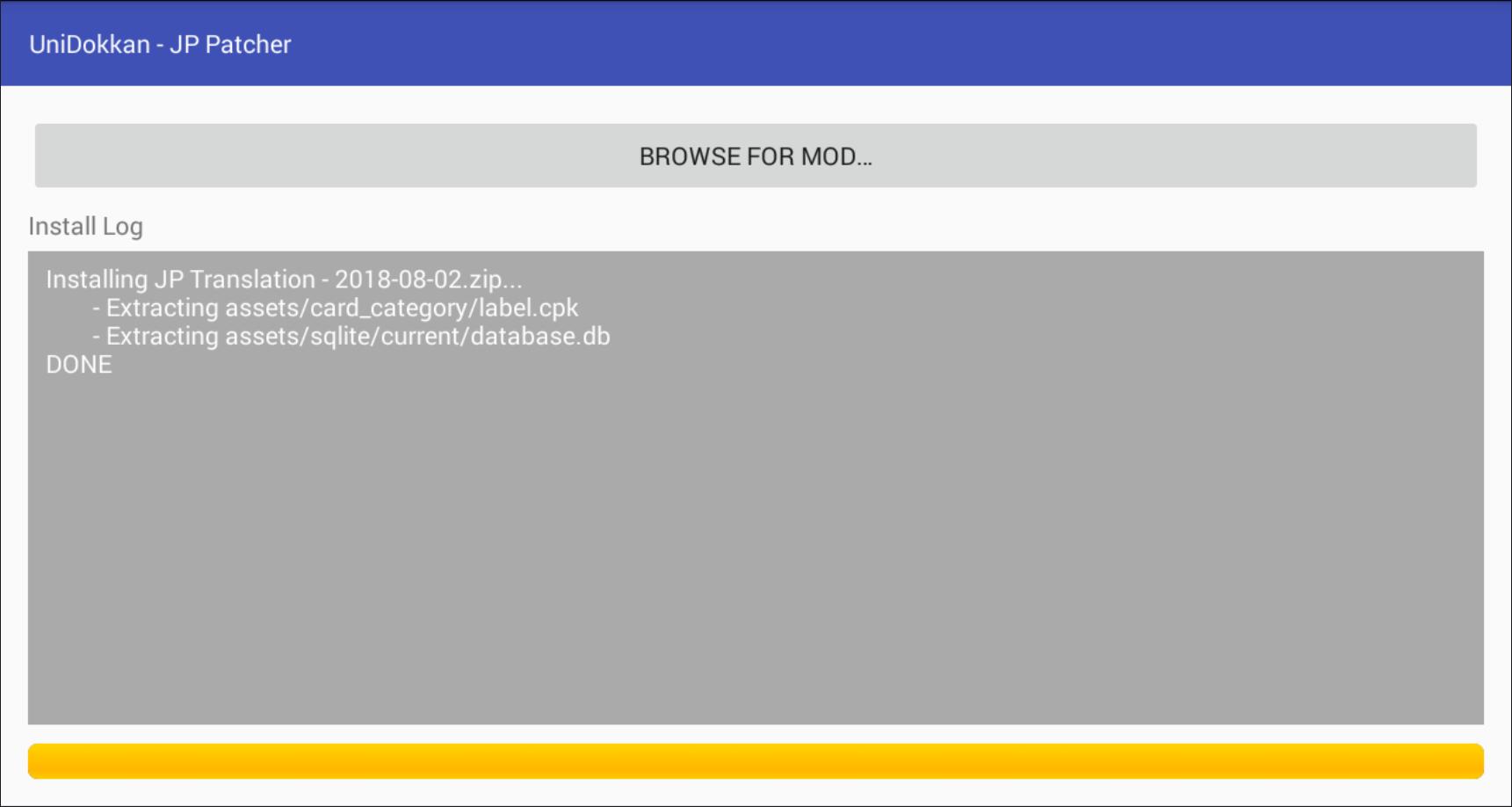 UniDokkan - JP Patcher (Unreleased)