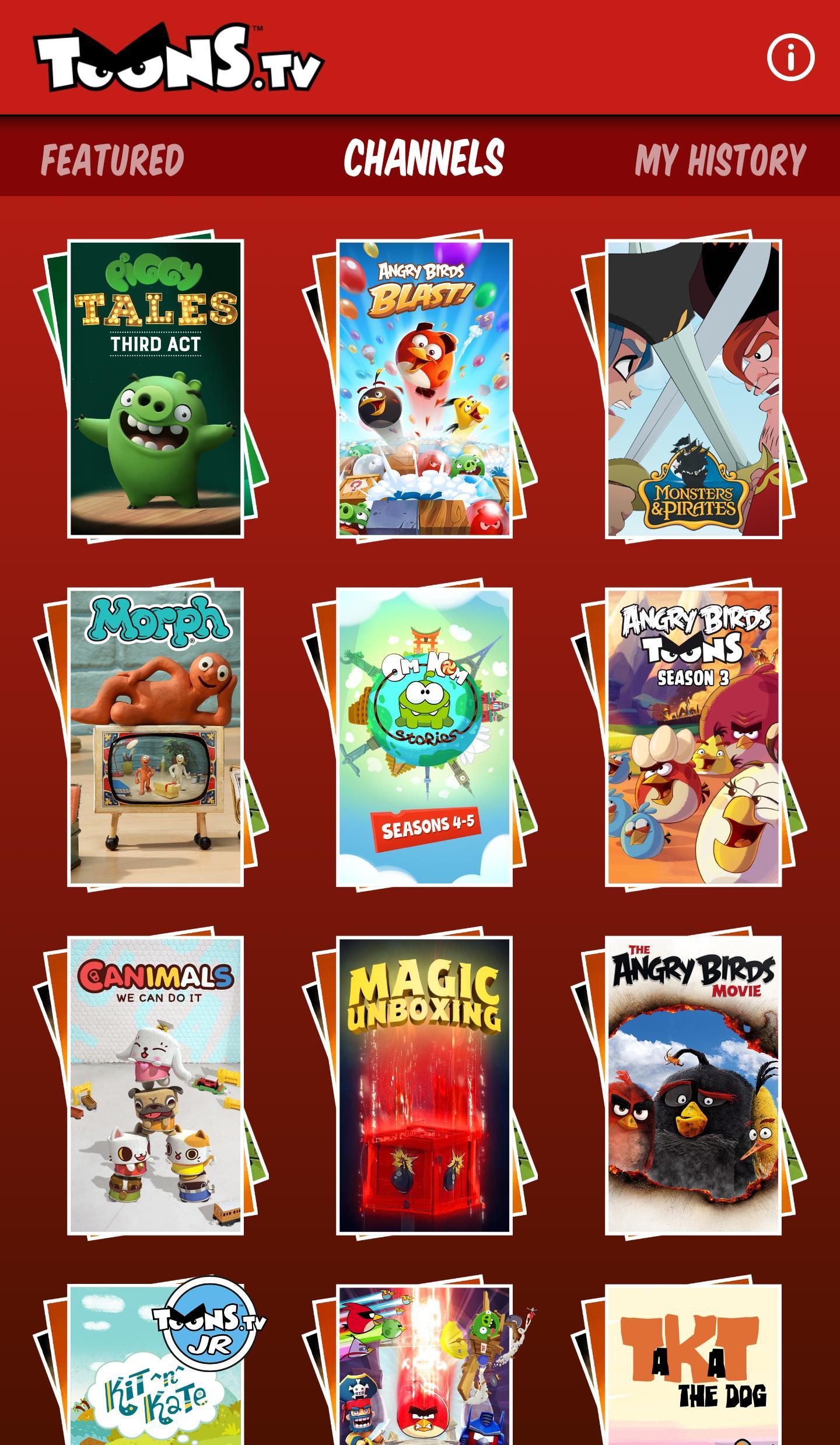 ToonsTV: Angry Birds video app