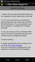 1-Click WiFi Tether No Root