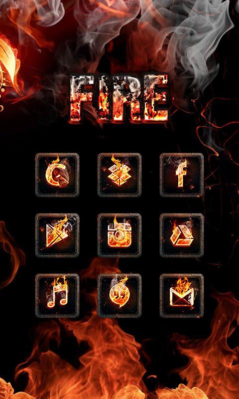 Fire - Solo Launcher Theme