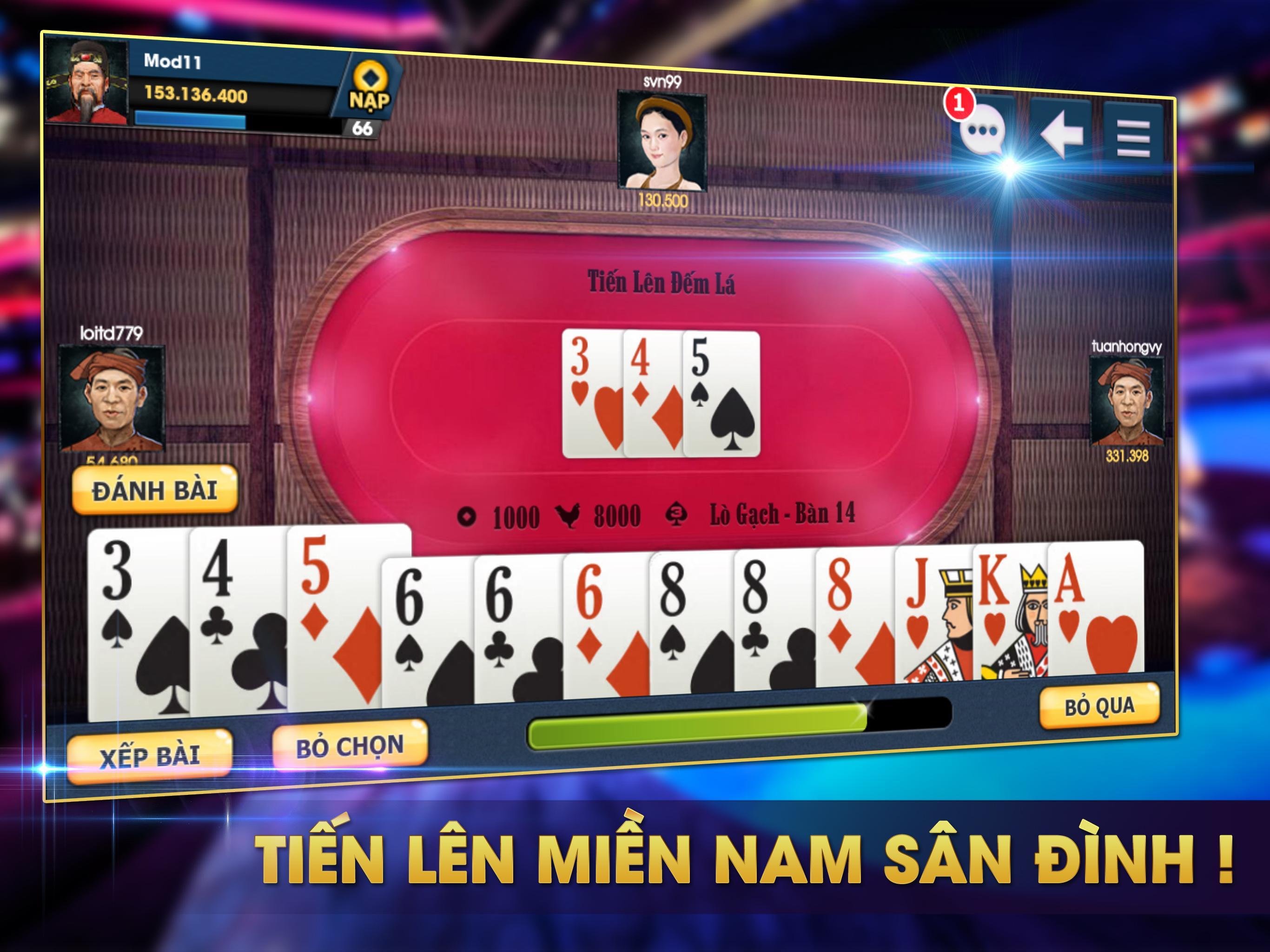 Tien Len Mien Nam San Dinh