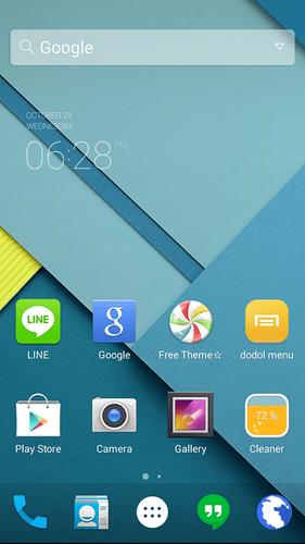 Lollipop LINE Launcher theme