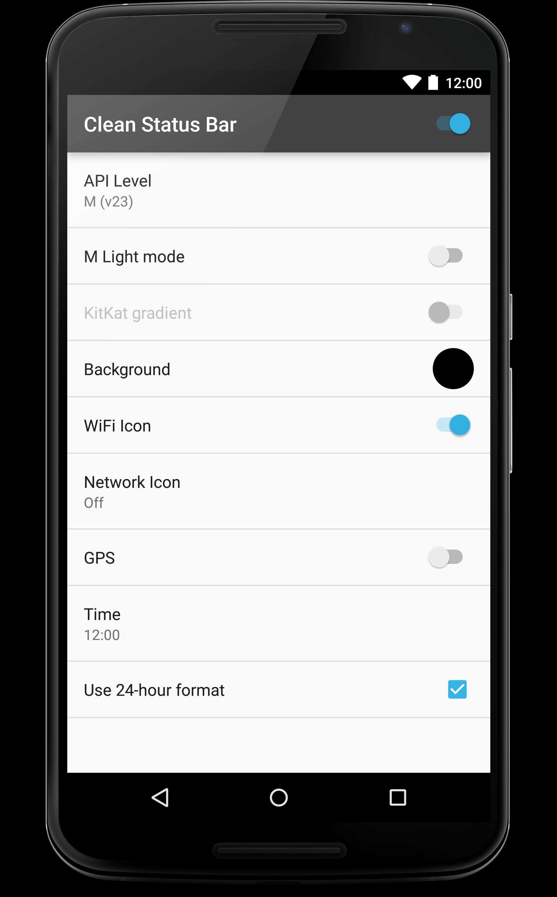 Clean Status Bar [Developers]