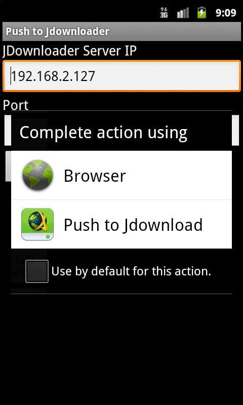 Push to JDownloader