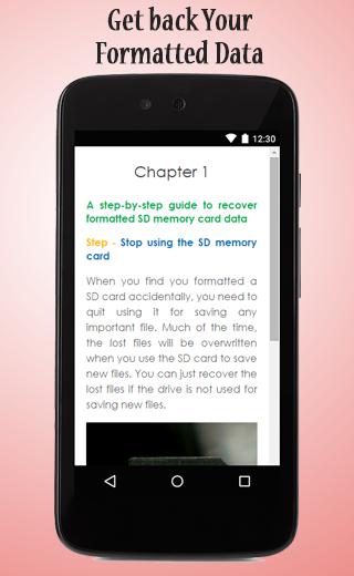 Recover Formatted SD Card Tips