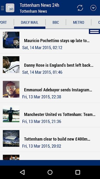 24h News for Tottenham