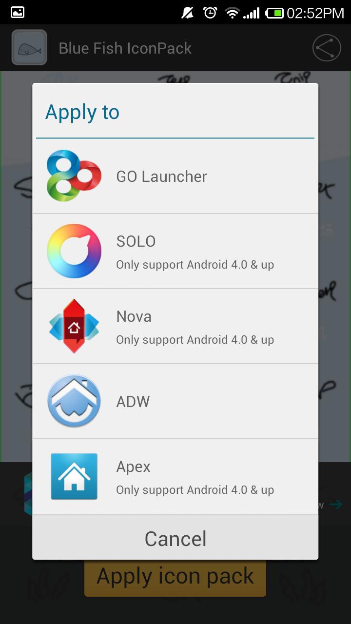 Icon Pack - Blue Fish(free)