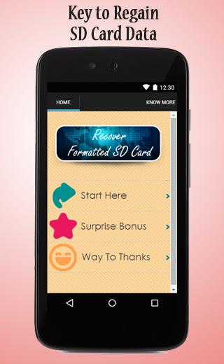 Recover Formatted SD Card Tips