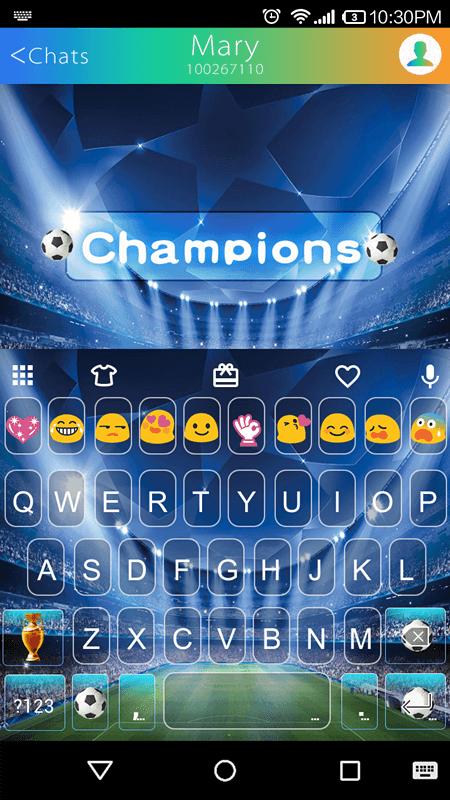 Soccer Champion Keyboard Theme