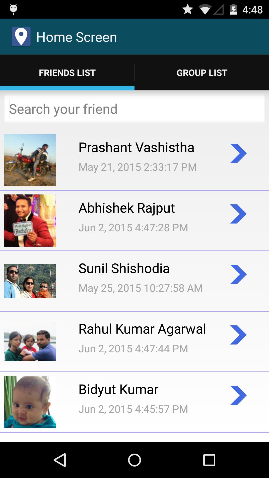 Friend Location Finder!