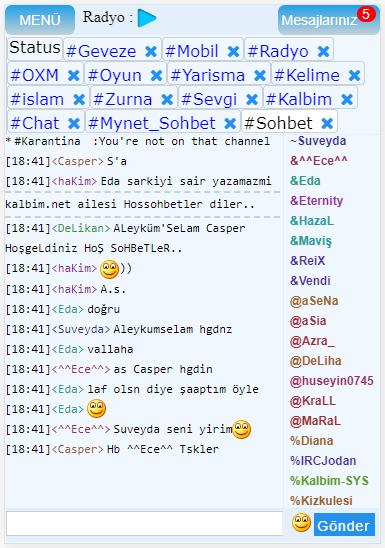 Mirc Sohbet Mobil Sohbet