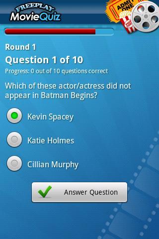 FreePlay Movie Quiz