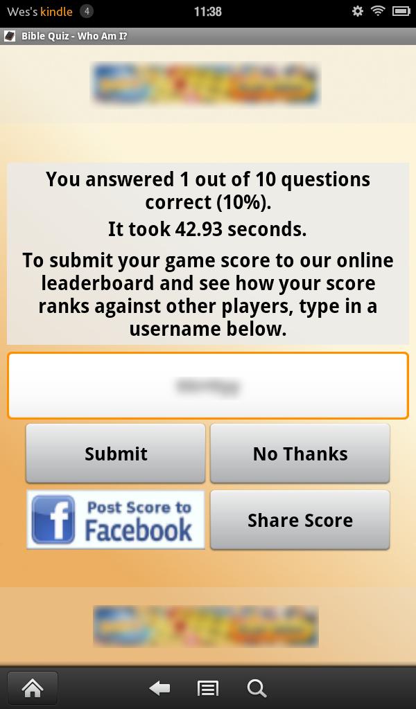 Bible Quiz - Who Am I?