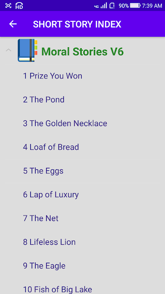 Short Stories English