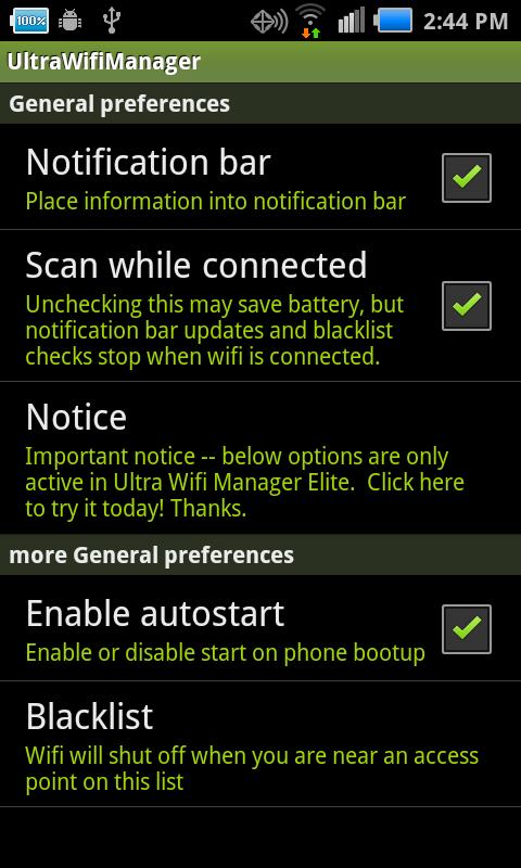 Ultra Wifi Manager