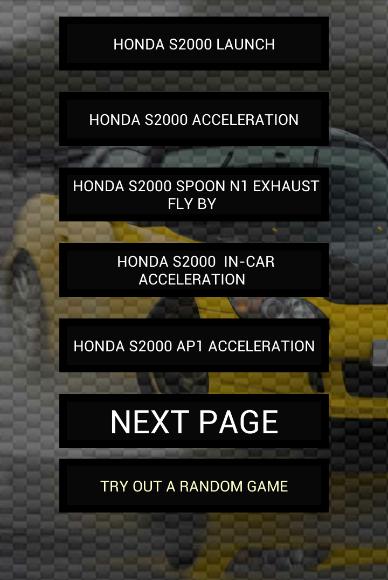 Engine sounds of S2000