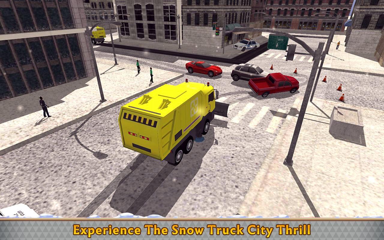 City Truck Snow Cleaner