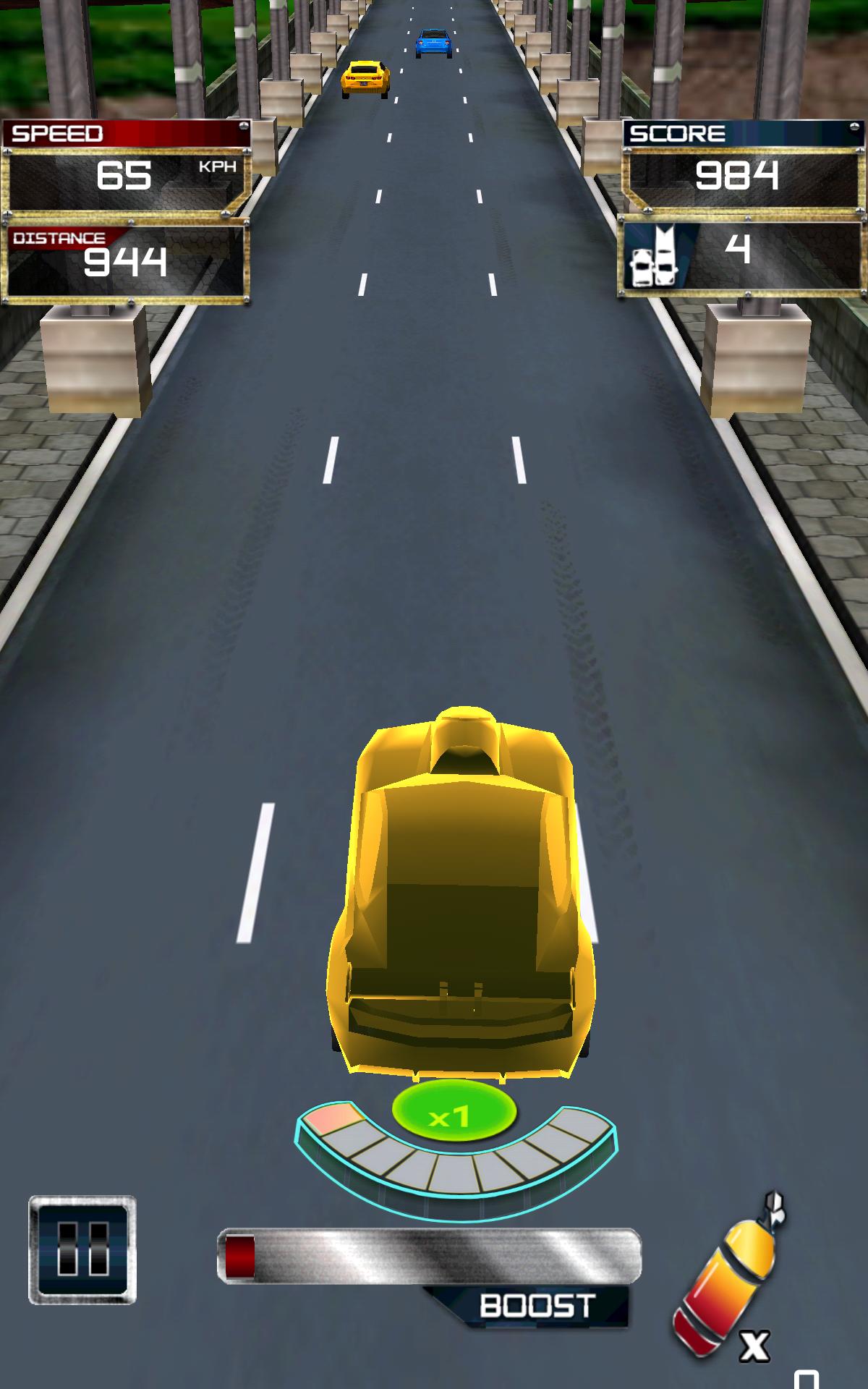 Highway Car Racing Rush 3D