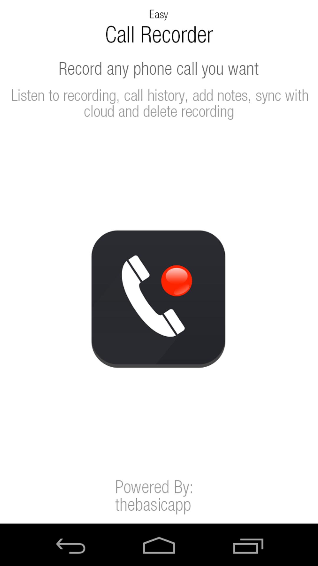 Easy Call Recorder