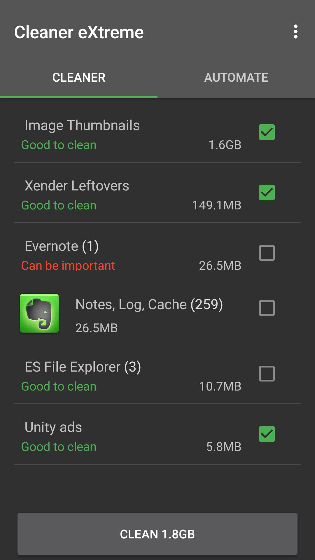 Cleaner eXtreme Lite