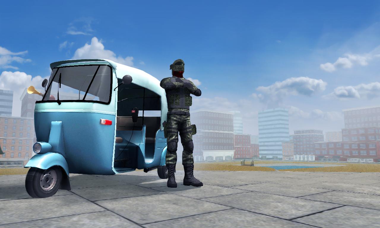 Tuk Tuk Car City Rickshaw 3D