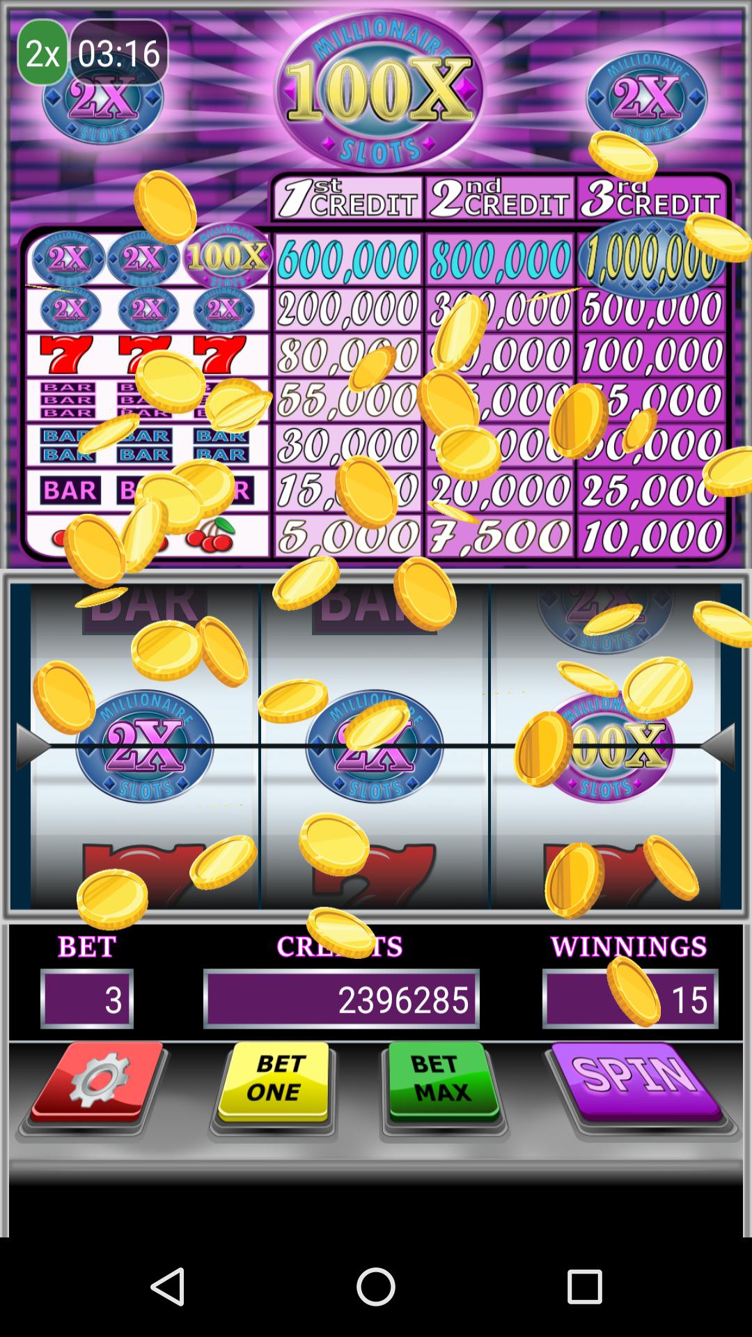 100x Millionaire Slot Machine