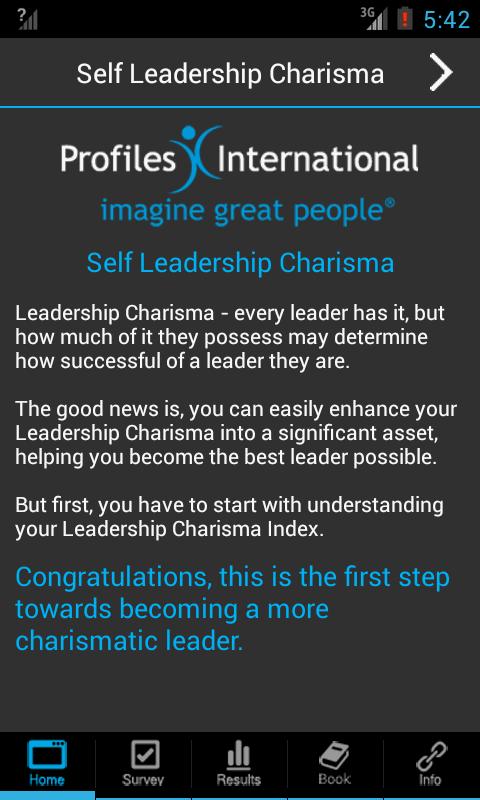 Self Leadership Charisma Index