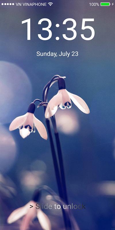 Lock Screen IOS11 - Phone 8