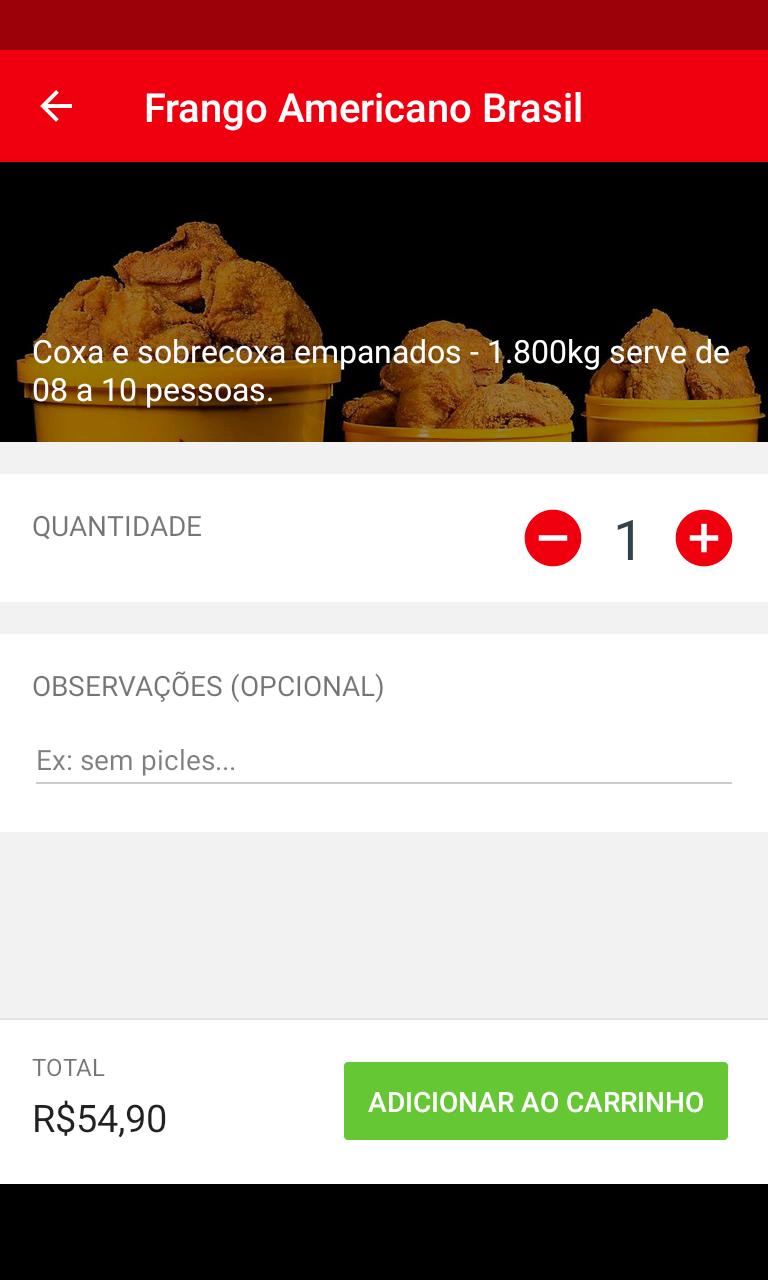 Frango Americano Carapicuiba