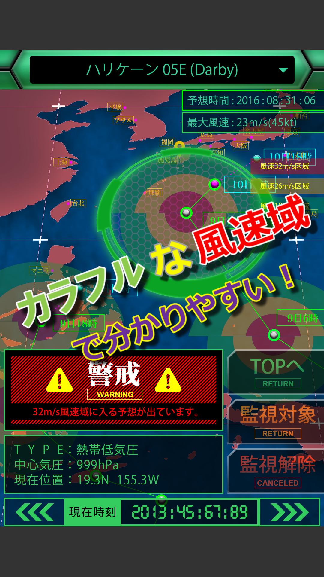 Typhoon! Radar