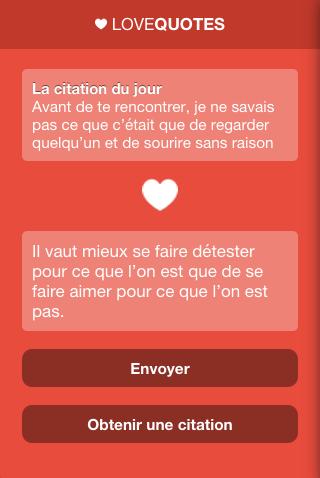Phrase d'Amour - Love Quotes