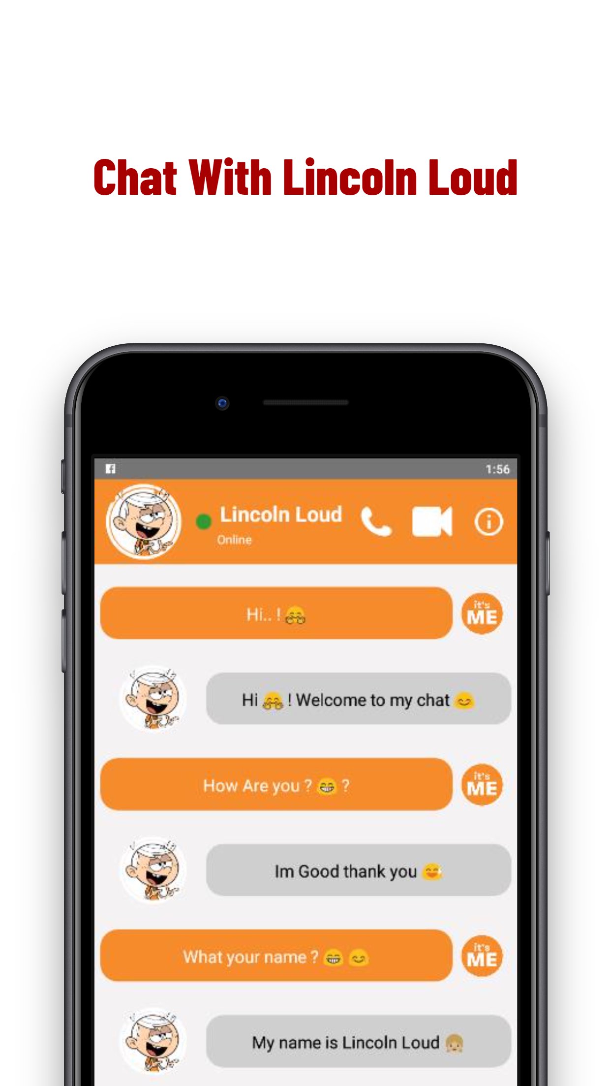 call lincoln loud and chat