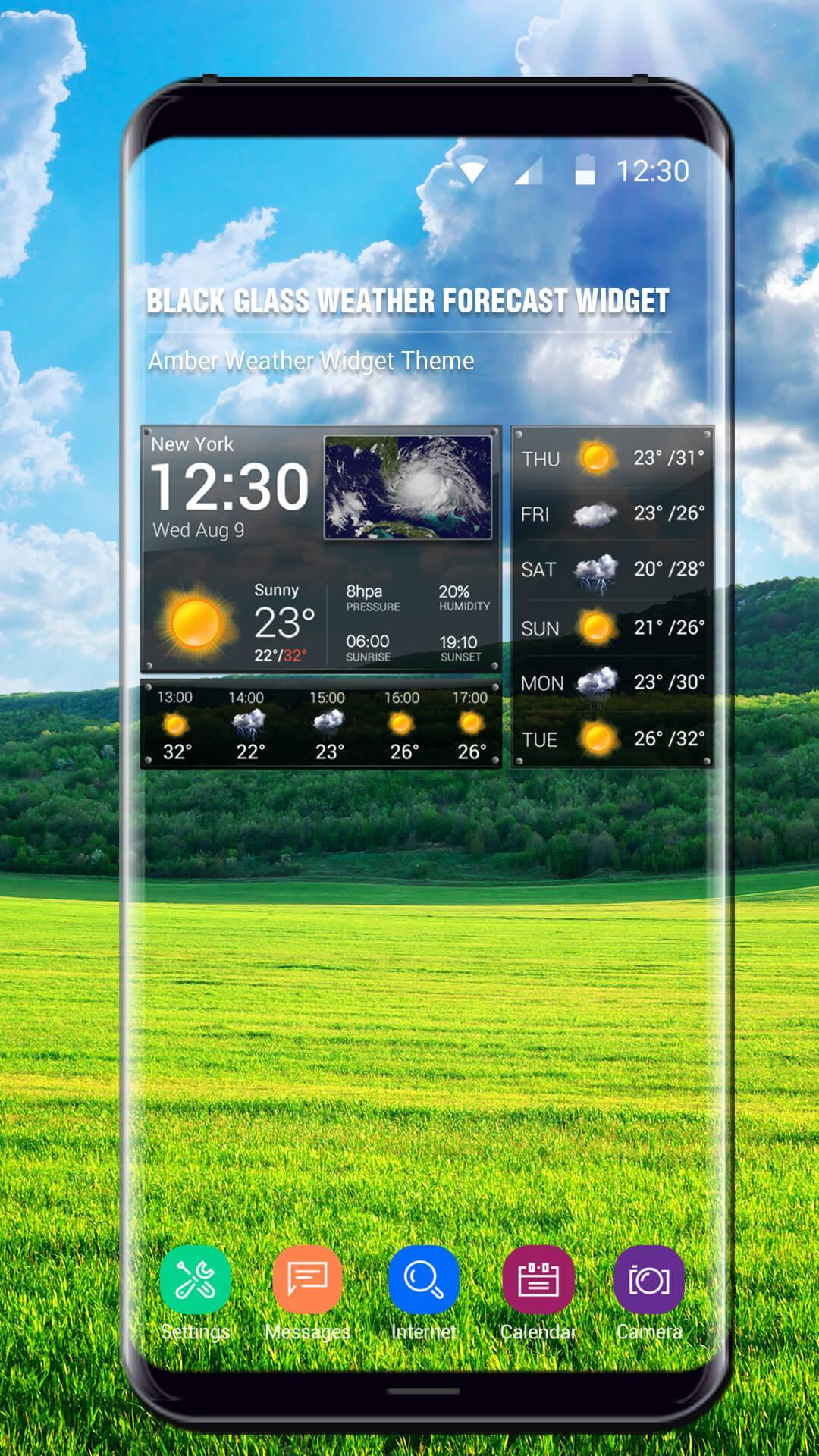 Free weather forecast app& widget .