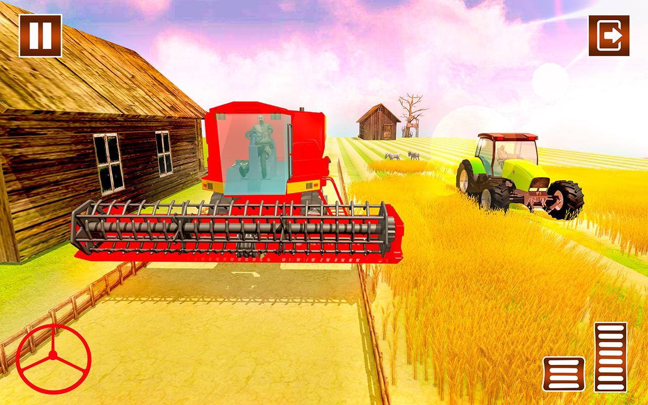 Real Farming Tractor Driving Simulator