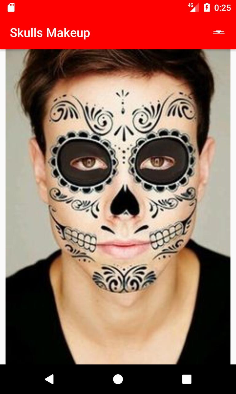 Day of the Dead Skull Makeup