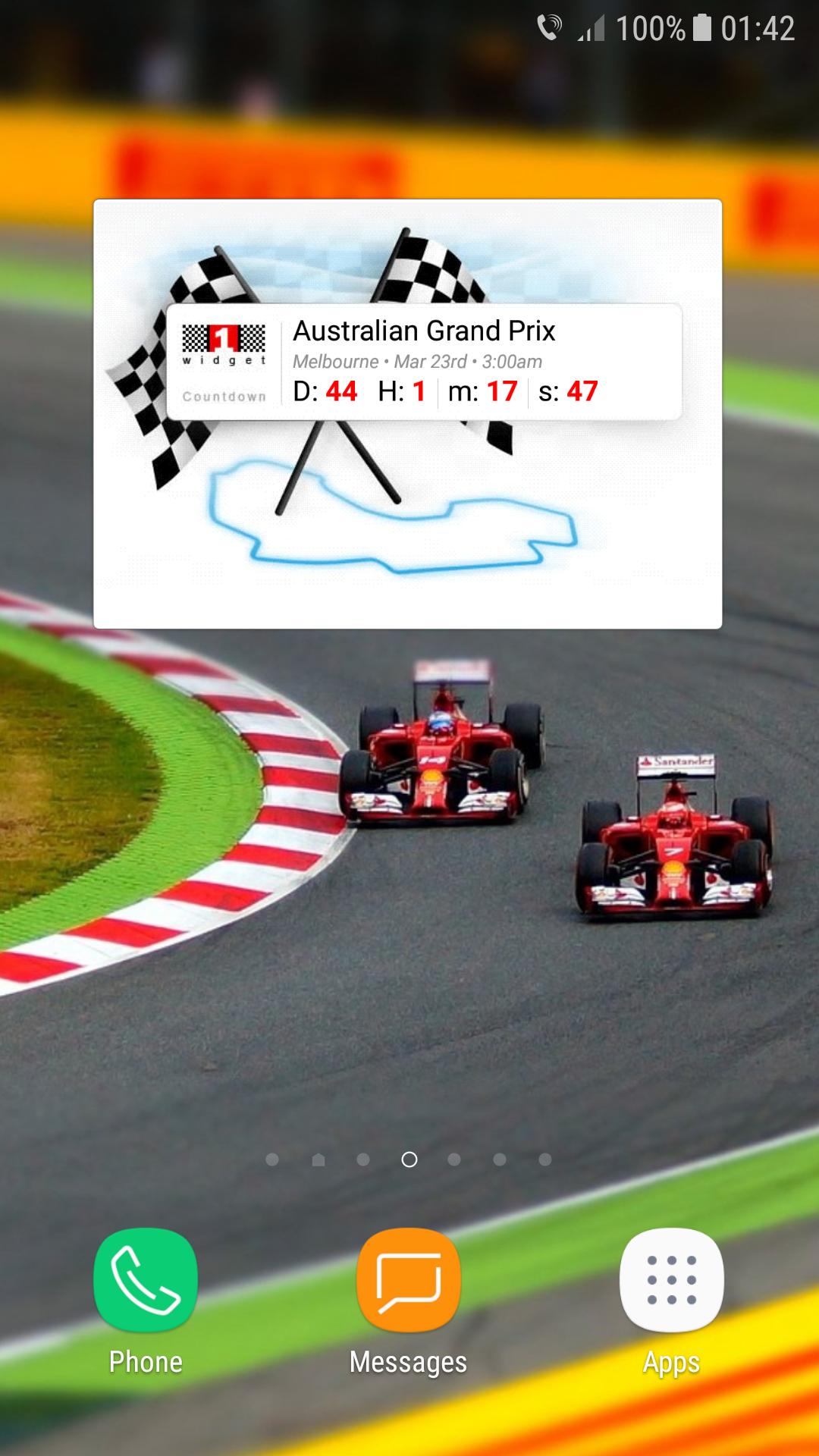 One Widget Countdown