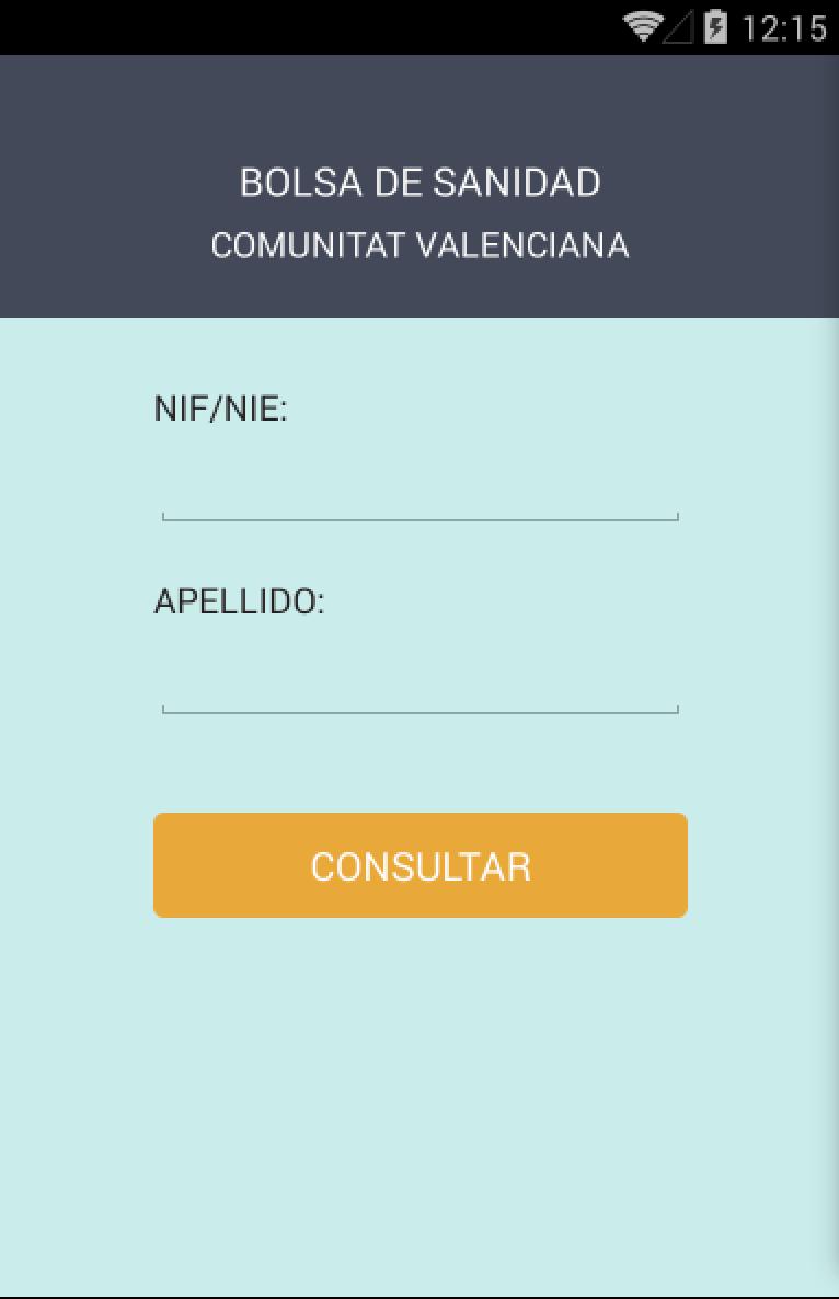 Bolsa Sanidad C. Valenciana