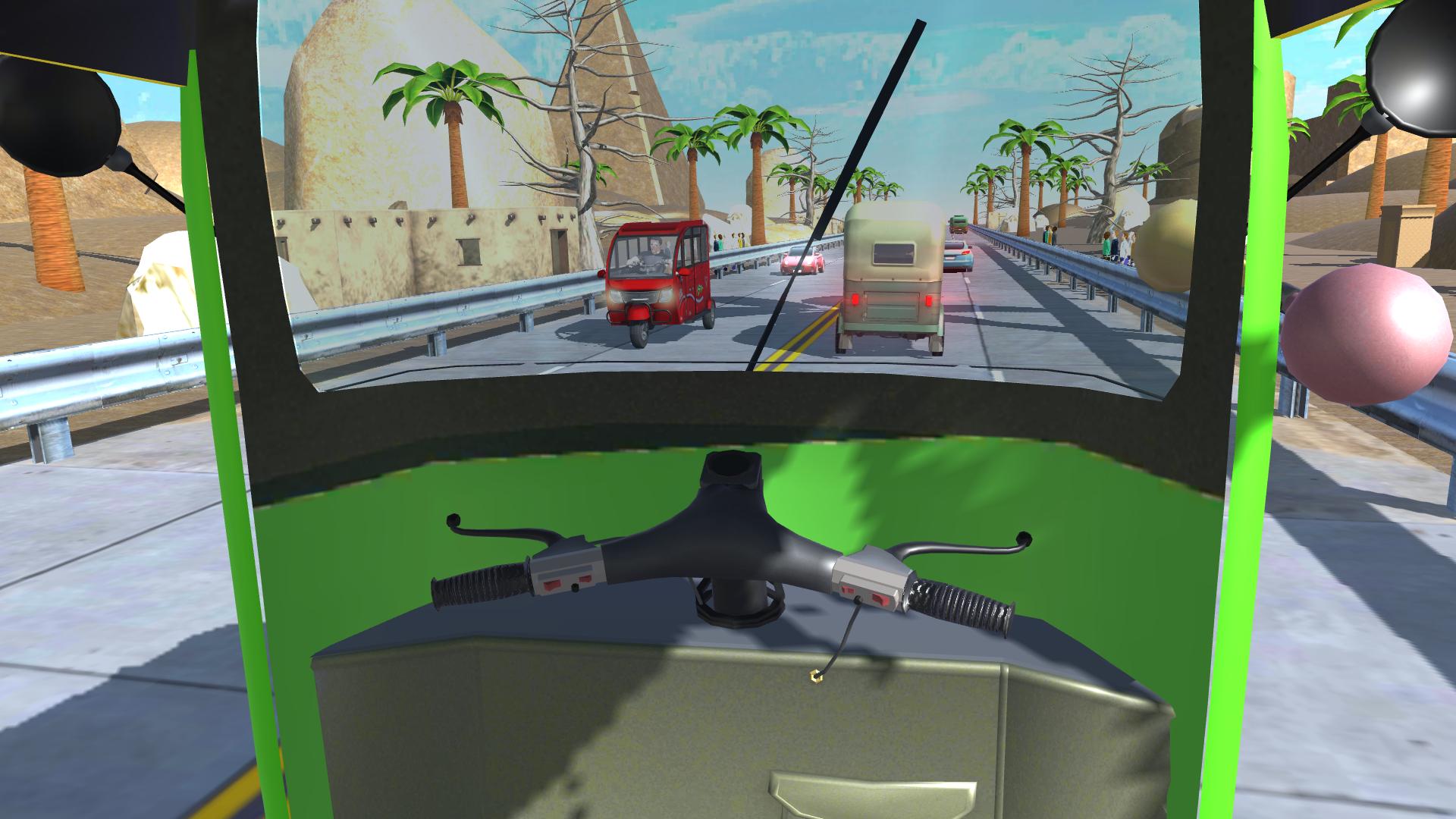 Tuk Tuk Rickshaw -Traffic Race